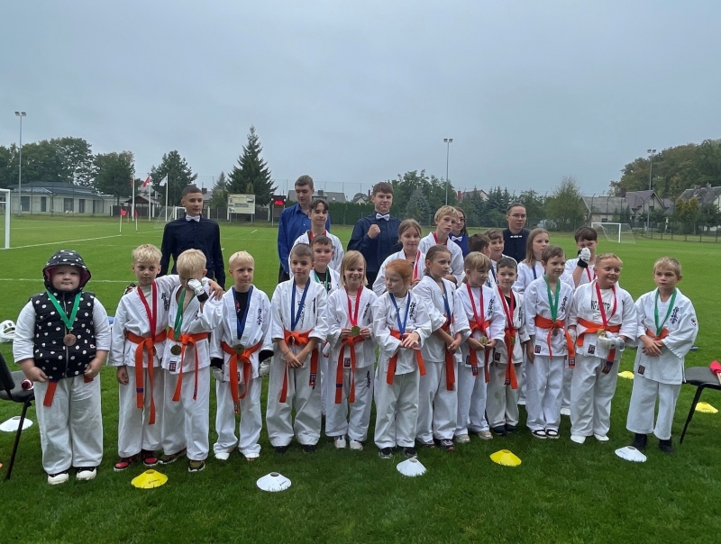 Keletas akimirkų i&scaron; rugsėjo 13 d. vykusių Kyokushin karate vaikų &bdquo;Sezono startas 2024&ldquo; varžybų