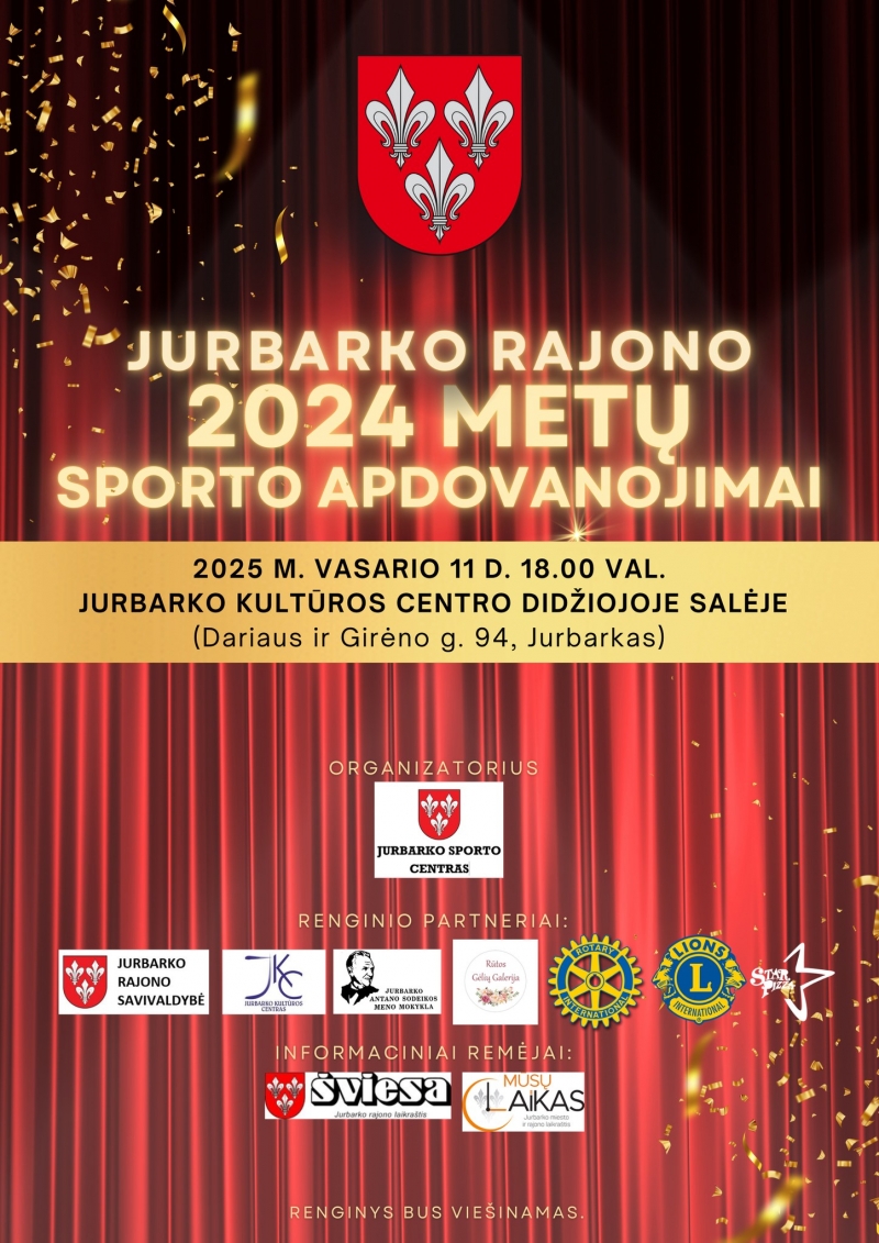 Jurbarko rajono sporto apdovanojimai!